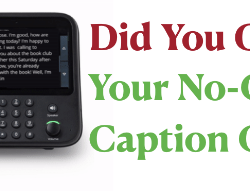 Caption Call Helps People With Hearing Loss Use The Telephone